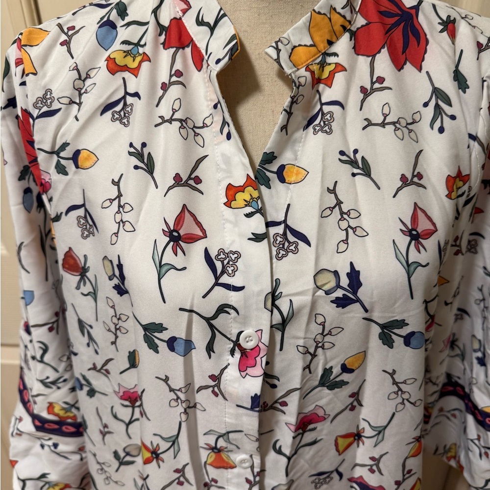 Floral Button-Up Maxi Dress - Multicolor